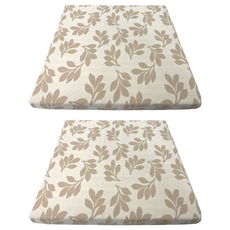 J&N 葉舞彈性立體坐墊 2個 Set 記憶棉 外套可拆洗 止滑效果佳