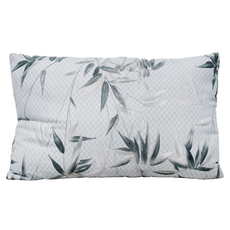 LoveCity 寢城之戀 台灣製 超細舒柔棉透氣舒適 可水洗印花枕, 竹影 白色, 1個