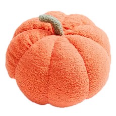 Mega 北歐毛絨南瓜抱枕, 30 x 30 x 25cm, 橘色