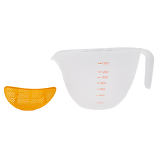 Betty's 焙蒂絲 寬口過濾量杯, Clear, 1.5L, 1個