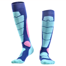 PORABELLA 高筒繽紛羊毛保暖襪 男女款 加密加厚 柔軟耐穿