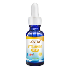 Lovita 嬰兒維生素D3滴液 400IU, 30ml, 1瓶
