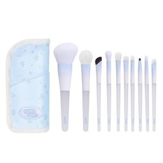 msq 一氣呵陳化妝刷10件組 陳圓圓聯名款 附刷包 藍色, 1組