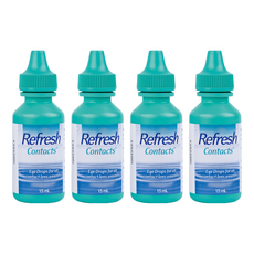 abbvie 艾伯維 隱形眼鏡潤濕液, 15ml, 4瓶