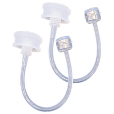 PUKU 藍色企鵝 飽飽歐蕾奶瓶自動吸管組，360度輕鬆吸吮, P11346-899, 2組