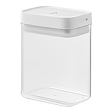 好物良品 日本防潮防水密封儲物罐，上蓋開口，層疊收納, 10.9 × 7 × 15cm, 1罐