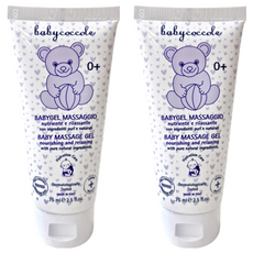 babycoccole 寶貝可可麗 寶寶舒緩護膚按摩膠 75ml, 2條