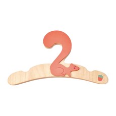 tender leaf 衣架組 3入, 森林松鼠, 1組