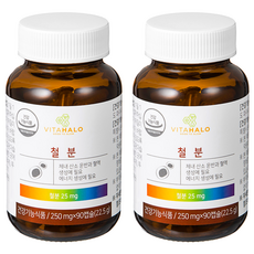 VITAHALO 鐵劑膠囊 250mg, 90顆, 2罐