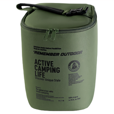 REMEMBER OUTDOOR LOHACAMP 樂活不露 電子鍋收納包 22.5 x 22 x 18.5cm 戰術綠 戶外露營, 1個