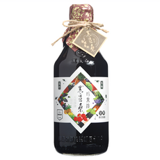 黑豆桑 天然靜釀珍果淳, 嚴選蘋果鳳梨葡萄等新鮮水果製成, 傳統手工釀造工藝, 550ml, 1瓶