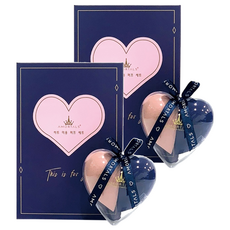 AMORTALS 爾木萄 心悅美妝蛋套盒, 藍粉色, 2組