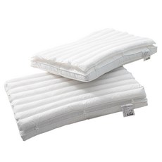 好物良品 日本二合一PE管填充透氣枕頭 - 100%全棉面料, 1個