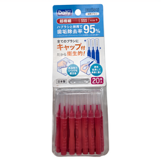 EBiSU 惠百施 I型有蓋牙間刷 SSS 超極細, 20支, 1組