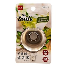 UdiLife生活大師 304不鏽鋼濾茶器 高密度過濾 輕鬆享受品茗時光, 1入, 約直徑10X高5cm