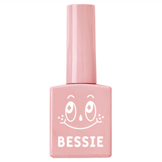 BESSIE 透色系列 美甲凝膠 S04 裸粉色, 11ml, 1瓶