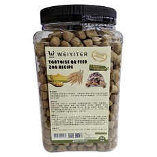WEIYITER 維益特 台灣公司貨 陸龜動物園配方QQ飼料, 1kg, 1罐