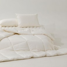 Homuro 柔軟四季絎縫固定帶床墊, 奶油白