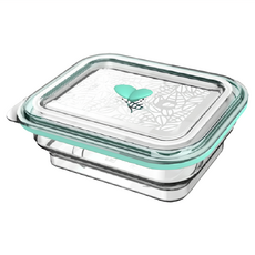 partita 帕緹塔 全矽膠伸縮保鲜盒 PT-K512 綠色 1.5L, 1個, 1個