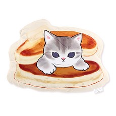 貓福珊迪 造型抱枕 棉質, 鬆餅, 46 x 49cm