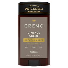 CREMO 體香膏 皮革菸草, 75g, 1瓶