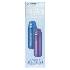 Peacock 日本孔雀 運動暢快直飲不鏽鋼保冷專用保溫杯 AJC-550, 紫色, 550ml, 1個