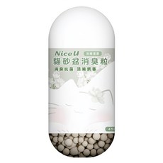 Nice u 毛樂趣 貓砂盆消臭粒, 450g 膨潤土 香料, 1瓶