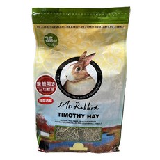Mr.Rabbit 瑞比兔 提摩西牧草 三切 1kg 兔子 寵物兔 飼料, 1袋