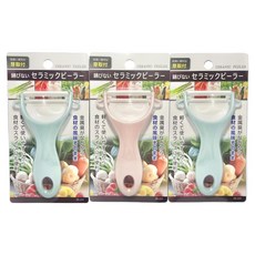 SEIWA PRO 馬卡龍色陶瓷削皮器, 顏色隨機, 3個