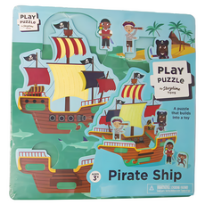 Storytime TOYS 拼圖 2歲以上, 9片, 海盜樂園, 1本