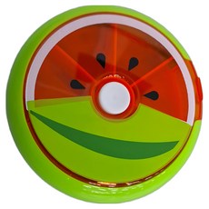 Fullicon 護立康 7格水果旋轉盒, PS(聚苯乙烯) ABS(丙烯腈,丁烯,苯乙烯)塑膠材質, 9.3x9.3x2.7cm, 1個