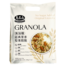 馬玉山 無加糖經典麥香堅果穀脆 25公克x8包入, 200g, 1袋