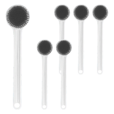 長柄洗澡刷 Set 2支, 竹炭刷, 顏色隨機, 6支