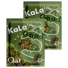 Oat+ 燕麥一口酥 海苔綠茶口味, 50g, 2包
