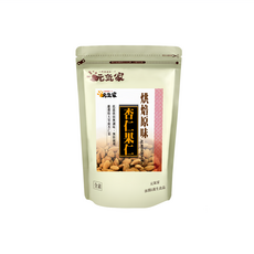 元氣家 烘焙原味杏仁果 200g, 低溫烘焙, 非油炸, 無調味, 1包