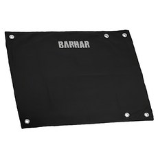 BARHAR 防磨墊布 100%棉 尺寸69x83cm, 黑色, 1個