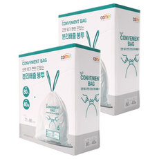 comet 輕鬆綁拉繩垃圾袋 86 x 71cm, 80L, 2盒