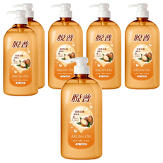 TOP 脫普 柔順滋養潤髮乳 添加珍貴摩洛哥堅果油與小麥水解蛋白 經典玫瑰香氛, 800ml, 6瓶