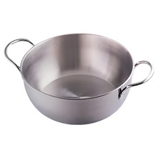 OSAMA 王樣 304 雙耳火鍋 19cm 24cm 28cm, 銀色, 1個