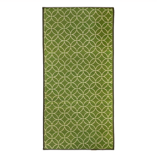 IKEHIKO 日本池彥 藺草腳踏墊本格文化120七寶 廚房適用, 草綠, 550g