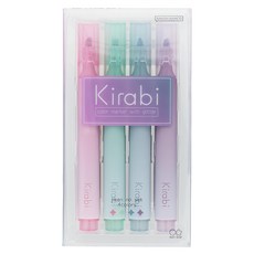 sun-star Kirabi 珠光閃亮螢光筆 光陰如歌, 4支