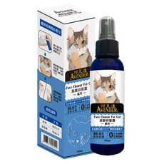 AVENDER 阿凡達 潔顏抑菌露 貓用 100ml, 添加ROSINW 適用於全貓種、全年齢，清除臉部異味、抑制細菌孳生, 1瓶