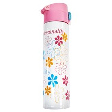 花朵保溫杯, 樣式隨機, 400ml, 1個