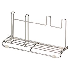 LEYE 不鏽鋼瓶壺瀝水架, 18-8不鏽鋼, 26x9.5x13.7cm, 日本產, 1個