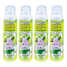 Snow Buddy 泡沫洗澡慕斯, 200ml 西瓜香 塑型泡泡, 4瓶