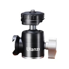 Ulanzi 優籃子 U-60 合金雙冷靴萬向雲台, 90g, 鐵鋁合金+鋼材質, 承重15kg, 1個