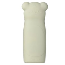 MODU'I BLUEMAMA 熊熊餐具收納盒 矽膠材質 6個月以上適用, 奶油黃, 1個