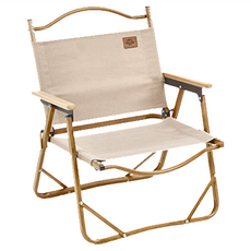 Naturehike 挪客 暮望L02木紋折疊椅 夾棉戰術款 Y002-D, 卡其色, 1個
