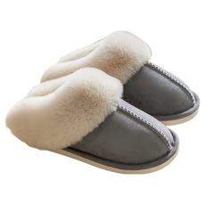 絨毛室內拖鞋 淺灰色 27.5cm 500g