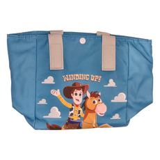 TOY STORY 玩具總動員 雙層設計多用途兩用手提保溫袋, 湖藍, 1個